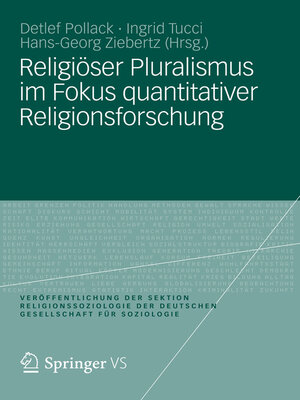 cover image of Religiöser Pluralismus im Fokus quantitativer Religionsforschung